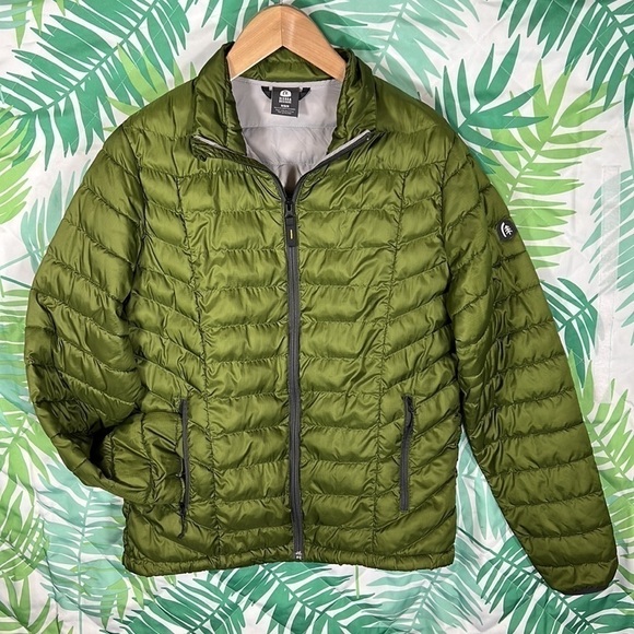 Sierra designs  mens Green puffer jacket, size M - Picture 1 of 12